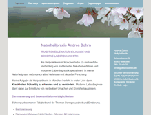 Tablet Screenshot of naturheilpraxis-dohrn.de